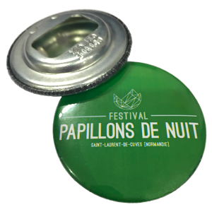Badge décapsuleur Ø 56mm SANS ANNEAU Badge décapsuleur Ø 56mm SANS ANNEAU