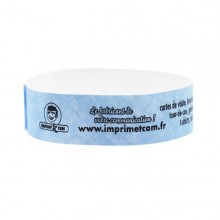 Bracelet Tyvek avec marquage une couleur - 25 mm