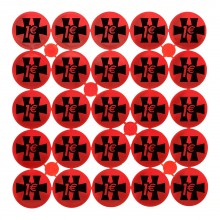 La PLAK : plaque de 25 jetons personnalisés