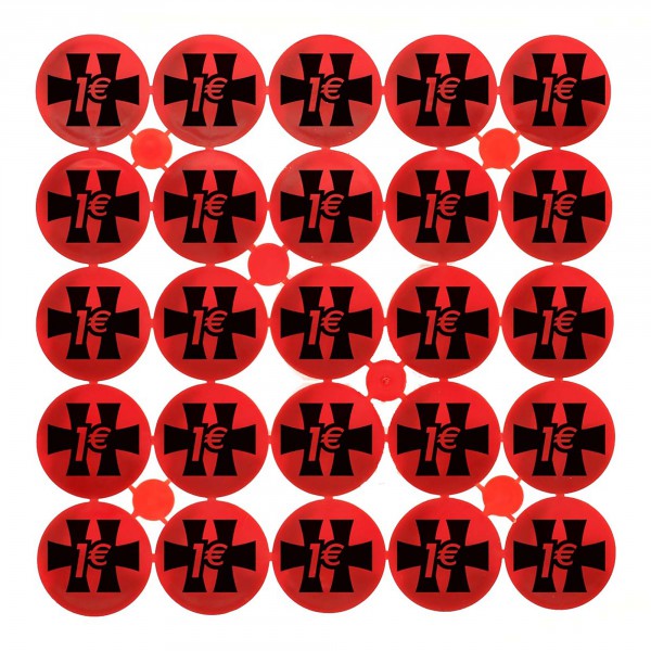 La PLAK : plaque de 25 jetons personnalisés