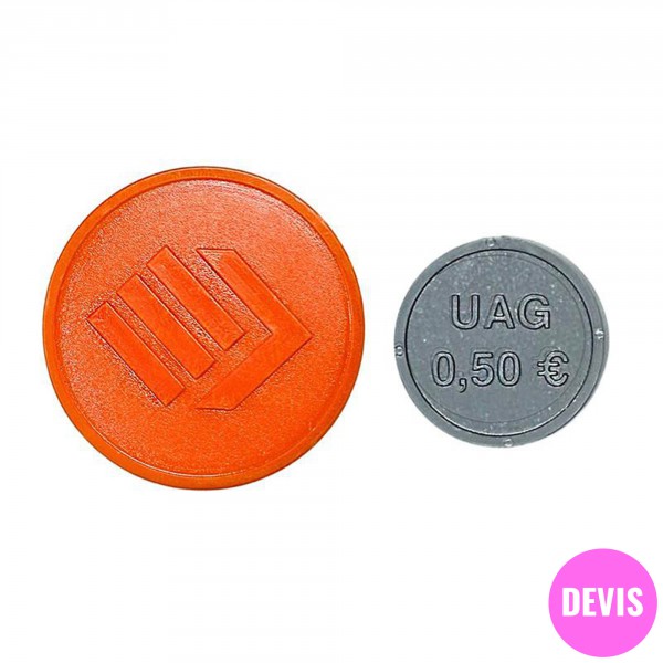 Jetons personnalisés gravés (sur devis)