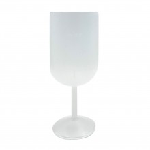 Verre à vin réutilisable vierge (empilable)