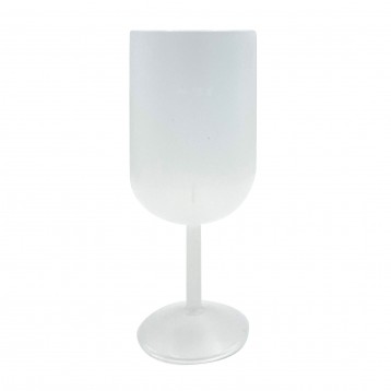 Verre à vin réutilisable vierge (empilable)