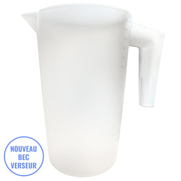 Carafes vierges avec bec verseur 1,6L J+5 ouvrés